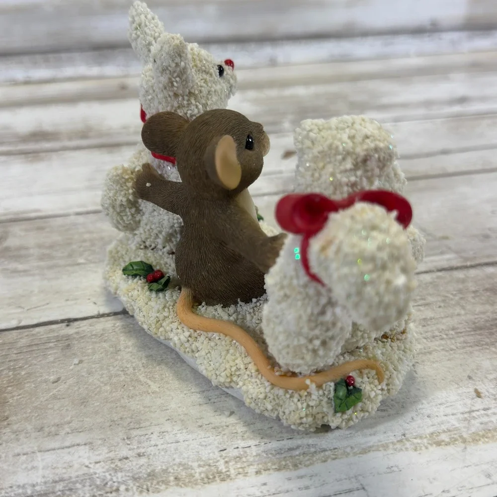 Charming Tails Figurine ~ Frosty Friends ~ 98/260 Fitz and Floyd
